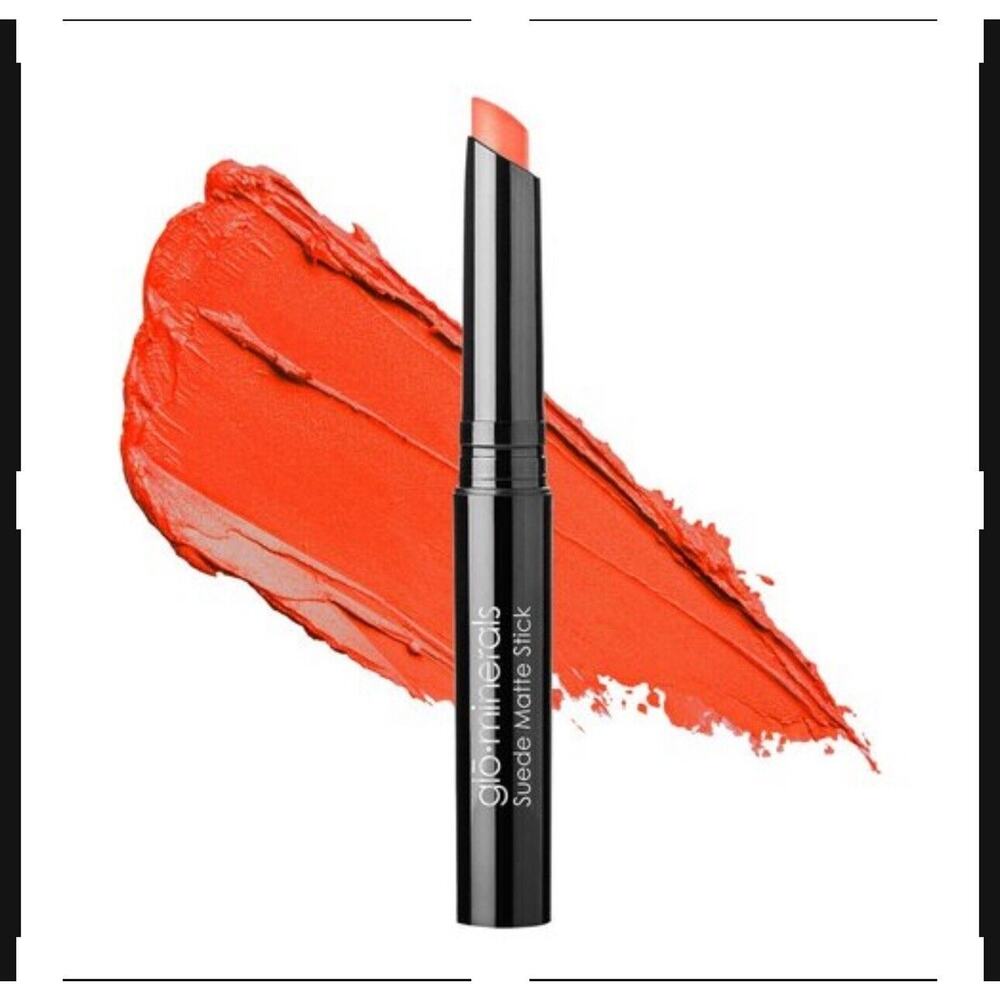 LOT OF 10 Glo Minerals Suede Matte Stick Color Pinup 2.5 g / 0.088 oz NEW